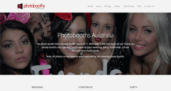 Desktop Screenshot of photoboothsaustralia.com.au