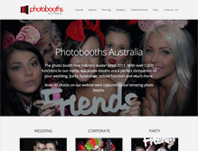 Tablet Screenshot of photoboothsaustralia.com.au